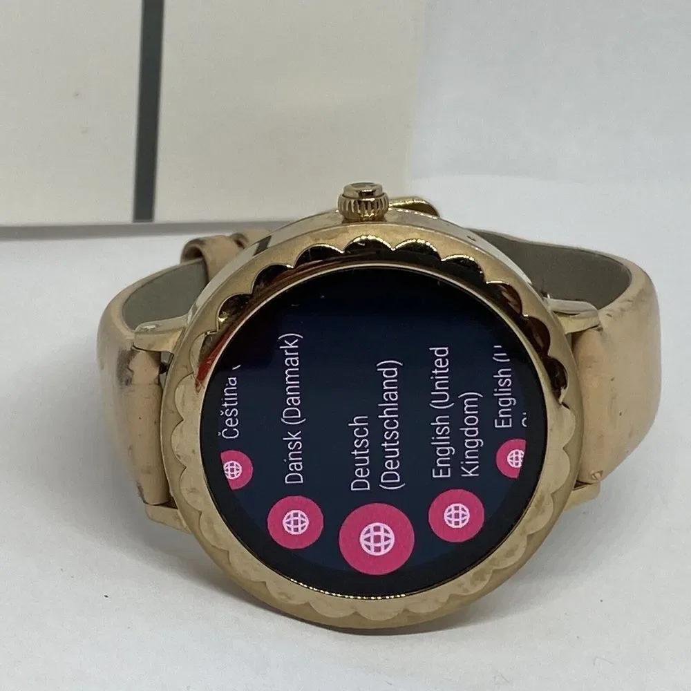 Kate Spade Gen 3 KST2003 Women's Sand Leather Digital Dial Smart Watch PD253